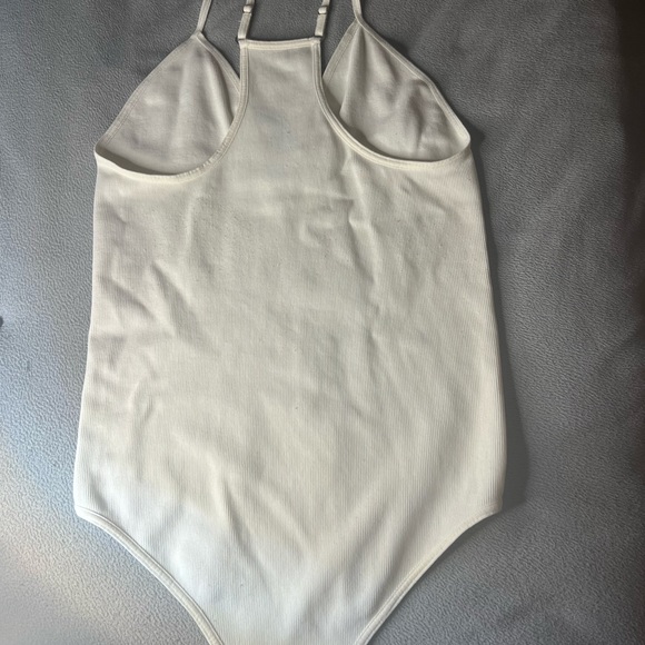 Free People Intimately White Cutout Bodysuit - Picture 2 of 4